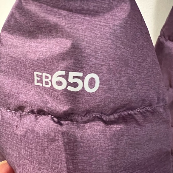 Eddie Bauer EB650 Down Filled Purple
Hooded Long Packable Puffer Coat  M - Picture 7 of 13